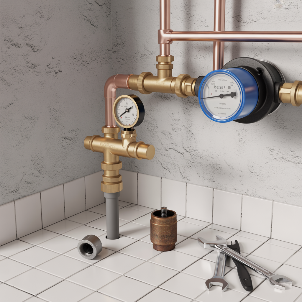 tryckreduceringsventil pa inkommande vatten nar och kostnad